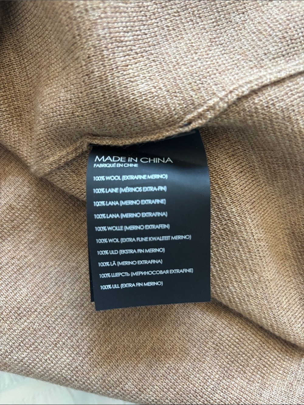 Club Monaco Camel Brown Midi Sweater Dress 100%wool - Picture 7 of 9